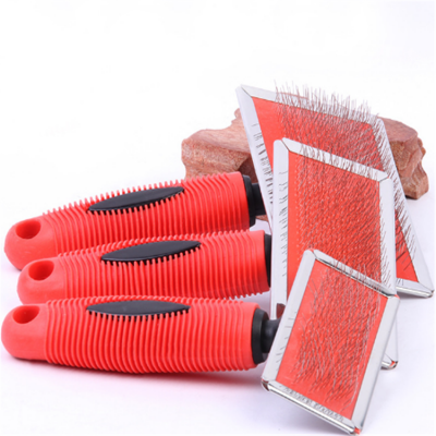 Wholesale Plastic And Steel Cleaning Grooming Pet Dog Cat Comb And Brush