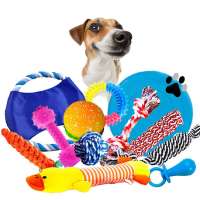 High Quality Colorful New Products Fashion Dog Cotton Rope Puppy Pet Durable Chew Toy Set