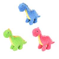 High Quality Durable Chew Stuffed Dinosaur Animal Squeaky Soft Pet Toys For Dog