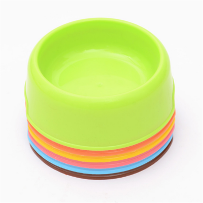 Hot Sale Non-toxic Candy Color Plastic Pet Dog Cat Puppy Food Bowl