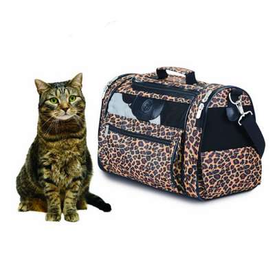 Leather Luxury Cat Portable Breathable Pet Travel Bag